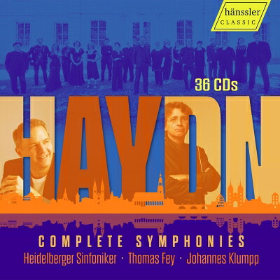【輸入盤】 Haydn ハイドン / 交響曲全集　ハイデルベルク交響楽団、トーマス・ファイ、ヨハネス・クルンプ、ベンヤミン・シュピルナー（36CD） 【CD】
