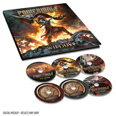 【輸入盤】 Powerwolf / Wildlive (Live At Olympiahalle) - Earbook (4CD+DVD+Blu-ray) 【CD】