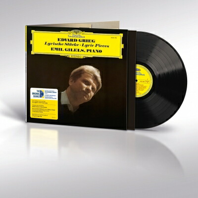 Grieg グリーグ / 抒情小曲集 エミール・ギレリス (180グラム重量盤レコード / Deutsche Grammophon) 【LP】