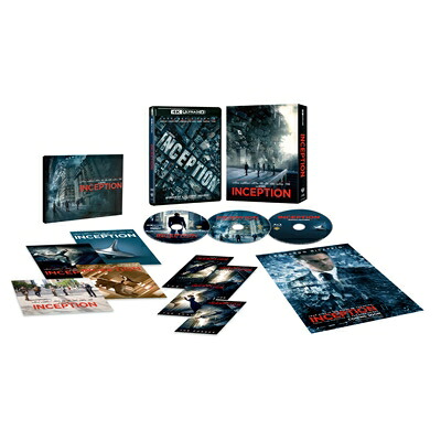インセプション 4K UHD+ブルーレイセット (3枚組 / ペーパープレミアム付) 【BLU-RAY DISC】