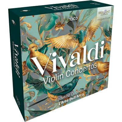 【輸入盤】 Vivaldi ヴィヴァルディ / ヴァイオリン協奏曲集　フェデリコ・グリエルモ、ラルテ・デラルコ（13CD） 【CD】