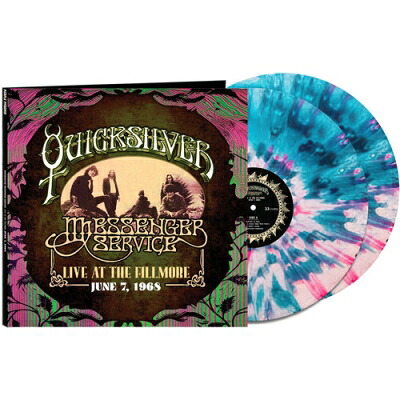 Quicksilver Messenger Service クイックシルバーメッセンジャーサービス / Live At The Fillmore June 7, 1968(Black / Clear Pink / White Haze Split Color Vinyl) 【LP】