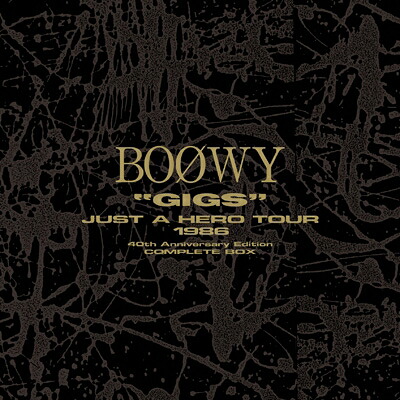 BOΦWY (BOOWY) ボウイ / 『”GIGS” JUST A HERO TOUR 1986』40TH ANNIVERSARY EDITION: COMPLETE BOX【初回生産限定盤】(2枚組SHM-CD+3枚組12インチ.180g重量盤アナログ+Cassette 2本) 【SHM-CD】|HMV&BOOKS online 1号店