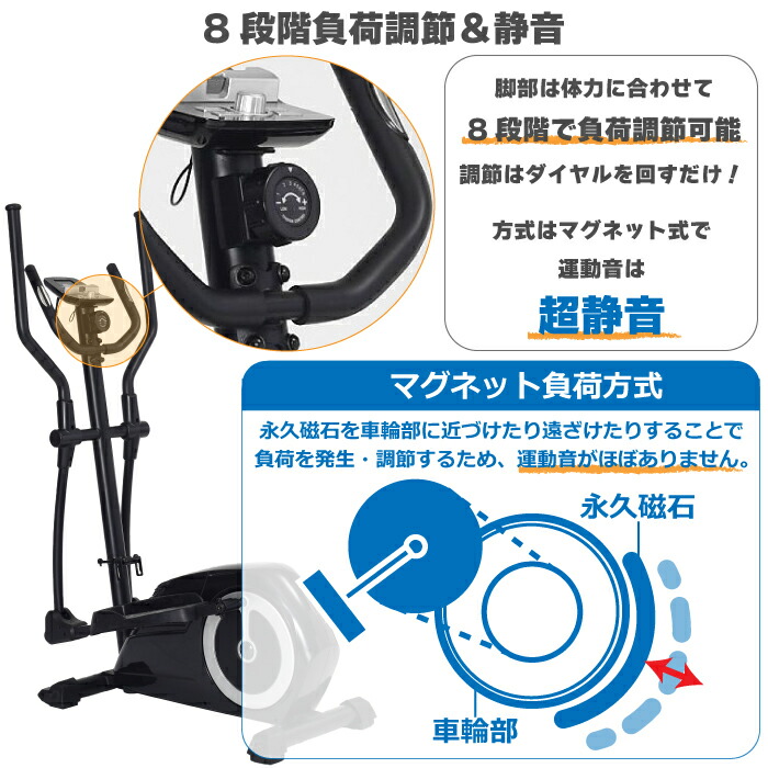 【クロストレーナー】アルインコトレックトレーナー1000AFC1000エリプティカル家庭用フィットネスマシン有酸素運動エアウォーカー自宅・室内エクササイズマシン静音心拍数測定全身トレーニング筋トレダイエットストレス解消メーカー保証1年送料無料