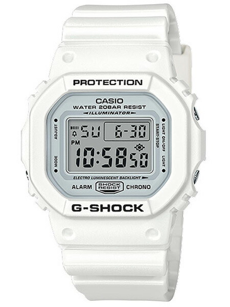 カシオ【G-SHOCK】5600シリーズ 限定カラー オールホワイト◆DW-5600MW-7DR(国内品番DW-5600MW-7JF同型)