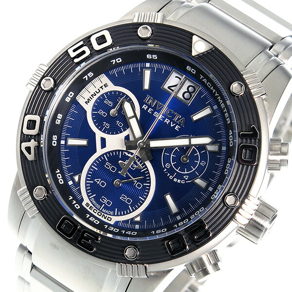 インヴィクタ INVICTA クオーツ クロノ メンズ 腕時計 10588 ブルー