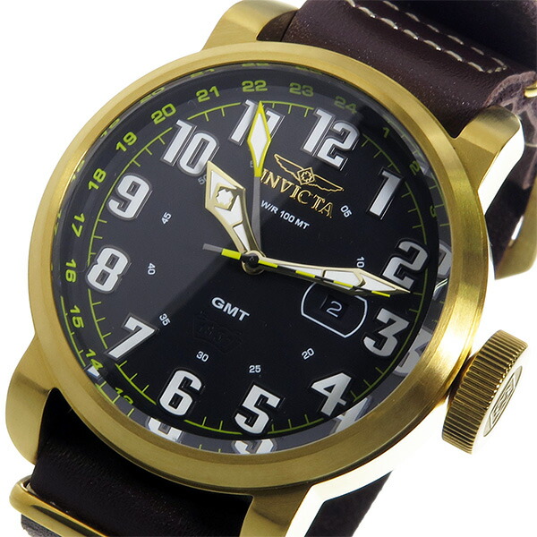 インヴィクタ INVICTA クオーツ メンズ 腕時計 18888 ブラック/ゴールド｜ハピネスセレクトショップ 19,889円