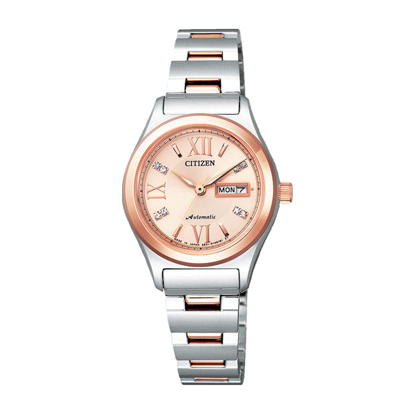 シチズン CITIZEN シチズンコレクション レディース 自動巻き 腕時計 PD7166-54W 国内正規|ハピネスセレクトショップ
