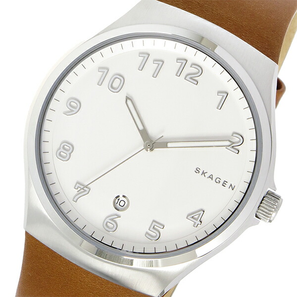 スカーゲン SKAGEN スンドビー SUNDBY クオーツ メンズ 腕時計 SKW6269 ホワイト