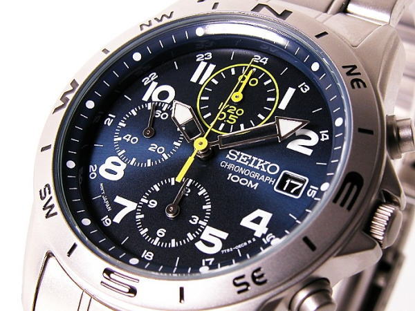 セイコー SEIKO クロノグラフ 腕時計 SND379