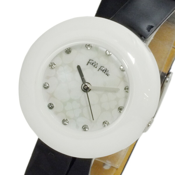 フォリフォリ FOLLI FOLLIE フォーハート レディース 腕時計 WF13F030SSK-BK｜ハピネスセレクトショップ 14,775円