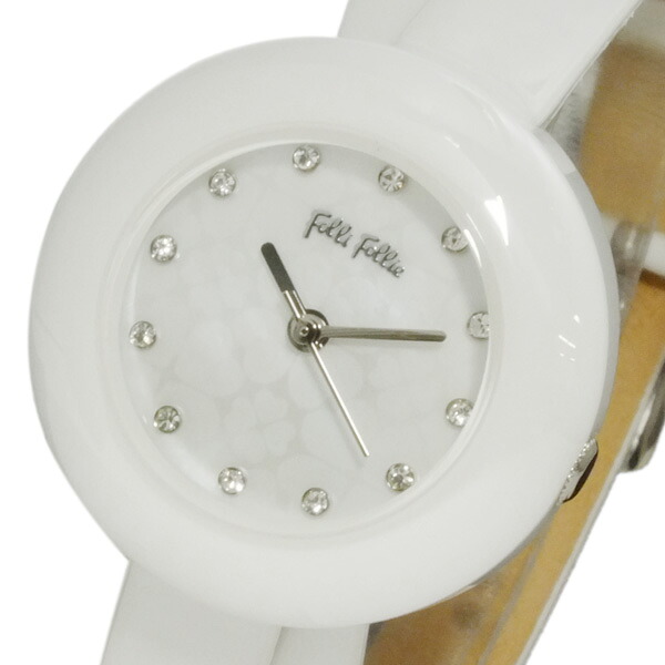 フォリフォリ FOLLI FOLLIE フォーハート レディース 腕時計 WF13F030SSW-WH 14,775円