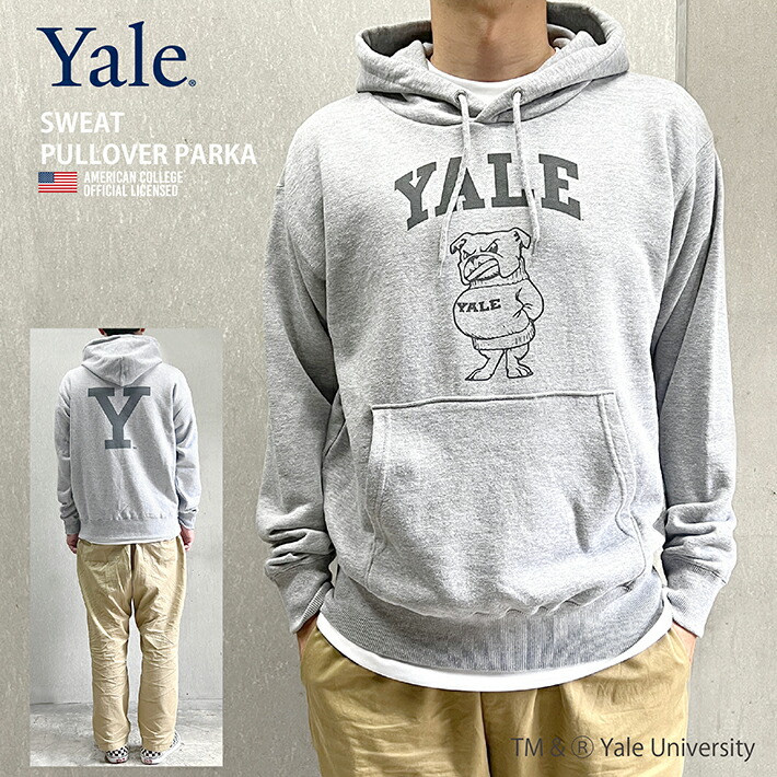 YALEスウェットプルオーバー　ネイビー YALE スウェット（スウェット）｜B.C STOCK（ベーセーストック