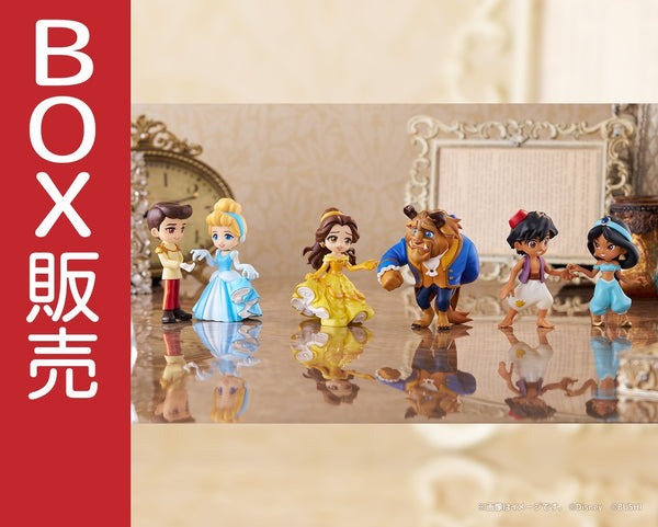 PalVerse / Disney vol.1【BOX】 プリンス・チャーミング シンデレラ アラジン ジャスミン ベル 野獣 ディズニー ブシロード フィギュア おすすめ 塗装済み 彩色済み 組み立て不要 完成品 かわいい パルバース ミニ 小さい コレクション