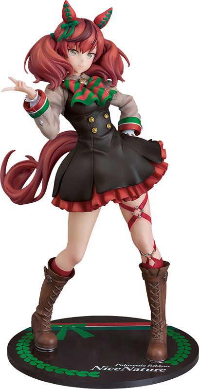ウマ娘 プリティーダービー ナイスネイチャ フィギュア ポインセチアリボン ファット・カンパニー グッドスマイルカンパニー 塗装済み 完成品 かわいい おすすめ コレクション｜ホビーファン 店