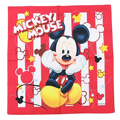 楽天市場 ミッキーマウス ランチクロス 大判ハンカチ くつろぎmickey ディズニー ホビーアイランド