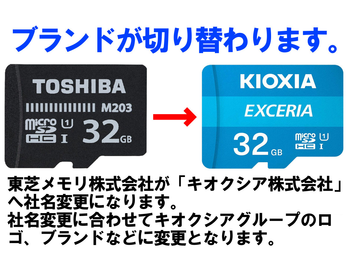 楽天市場 送料無料 Micro Sdカード 32gb Kioxia Exceria Microsd Uhs1 Class10 Lmex1l032gg4 Tfカード Toshiba Life Select