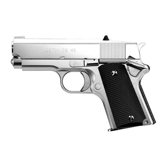 デトニクス.45 コンバットマスター ステンレスモデル / ガスブローバック [MRI-14280](JAN：4952839142801)