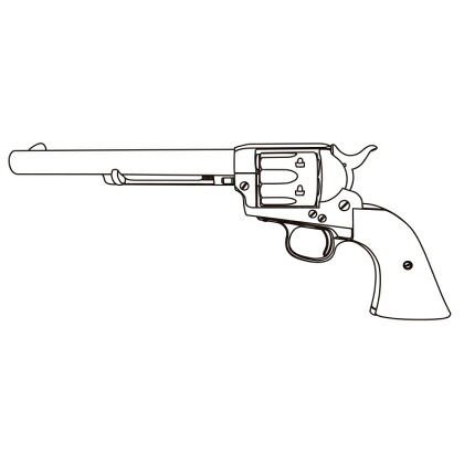 COLT S.A.A.45キャバルリー/EX/HW/木製グリップ仕様 [MRS-06602](JAN：4920136066021)｜ホビーマンズ