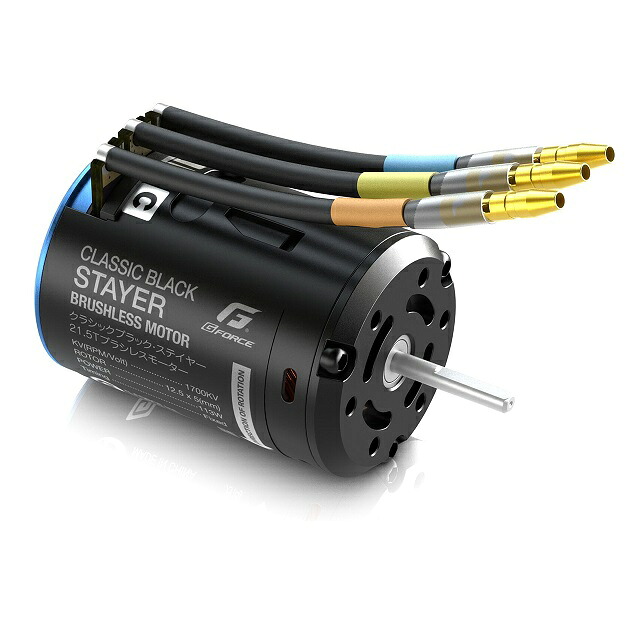 Classic Black Stayer Brushless Motor (21.5T) [G0423](JAN：4580416434232)