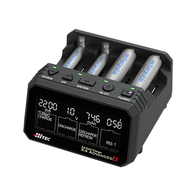 【限定特価】X4 Advanced EX(AA/AAA充電器) [44308-B+](JAN：2000000102801)