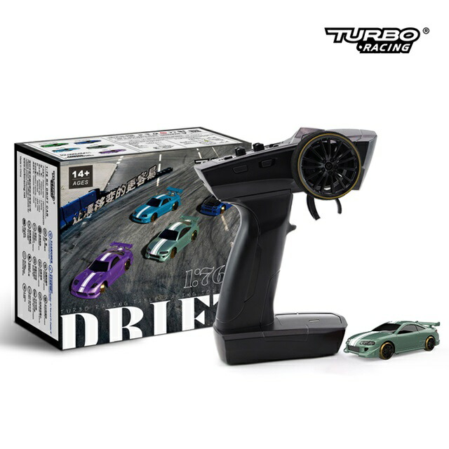 楽天市場】TURBO RACING 1/76スケール ドリフトカー C65シルバー