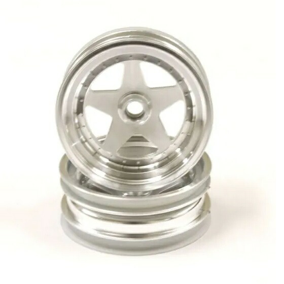 kyosho スコーピオン　2.2インチ　ホイール KYOSHO 2.2インチ用リアホイール(2入/サテンクローム