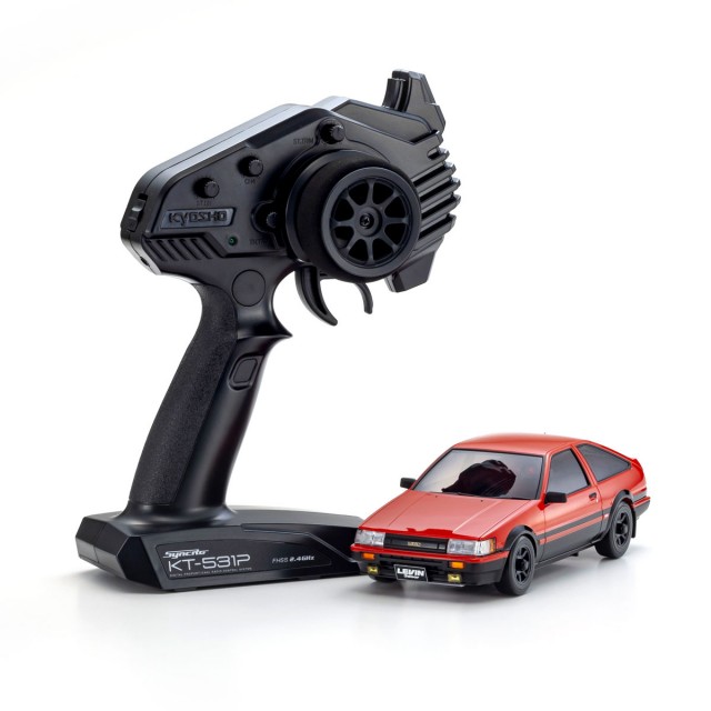 MA-020 トヨタ カローラレビン AE86 レッド/ブラック レディセット(ミニッツ AWDシリーズ) [32641RBK](JAN：4548565468980)