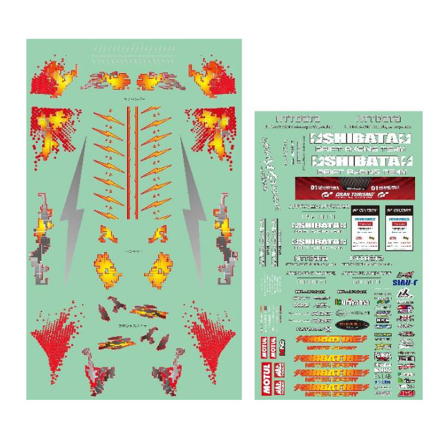 【楽天市場】SHIBATA INFINITI Q60 D1GP Sticker set 2022ver. [R31W432](JAN ...