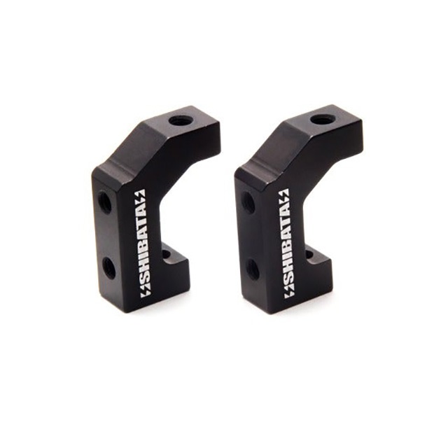 overdose サーボマウント Overdose Aluminum 2-Way Layout Servo Mount Black For GALM
