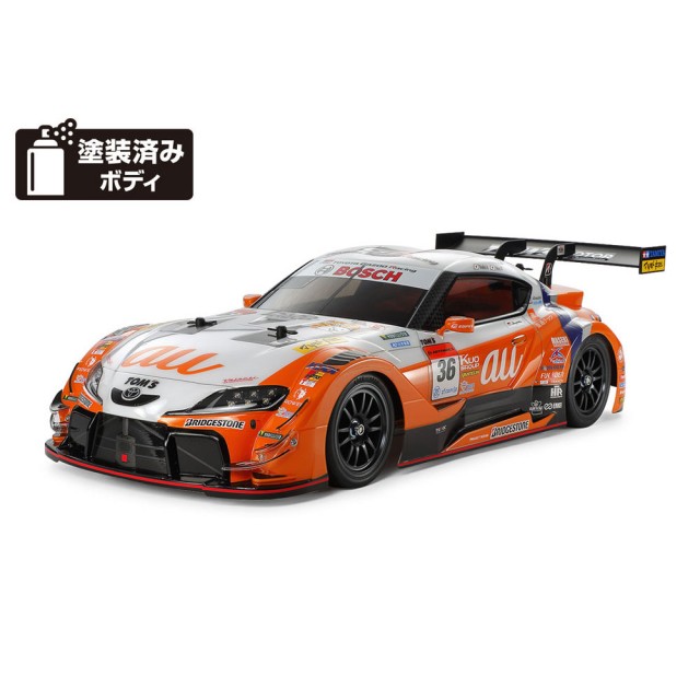1/10RC au TOM'S GR Supra(TT-02シャーシ) [58703](JAN：4950344587032)