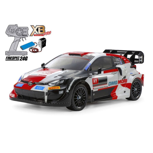 1/10RC XB トヨタ ガズー レーシング WRT/GR ヤリス ラリー1 ハイブリッド(TT-02シャーシ) [57938](JAN：4950344579389)