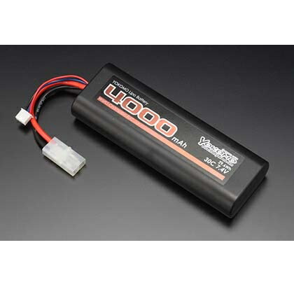 ヨコモ Li-po 4000mAh/7.4V ストレートパック バッテリー [YB-L400C](JAN：63934219346)