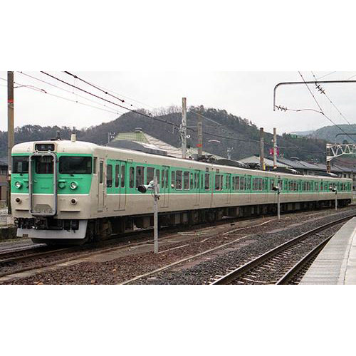 JR113系7700番台(40N体質改善車・小浜線色・W3編成) 4両編成セット(動力付き) [30644](JAN：4946950306440)