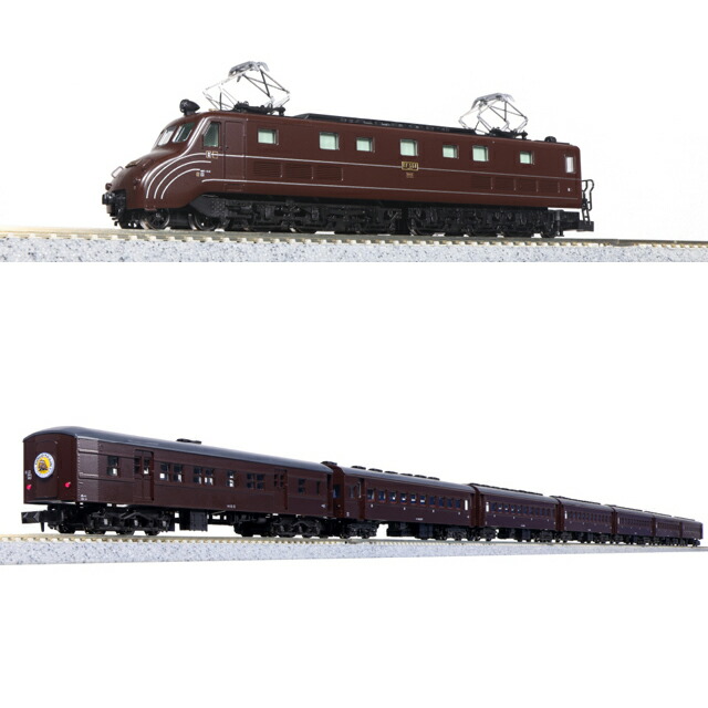 EF55 高崎運転所+高崎運転所 旧形客車7両セット [3095+10-1805](JAN：2000000108766)