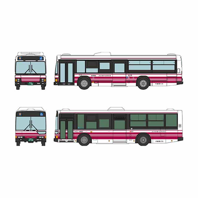小田急バス　フィギュア 小田急バス(いすゞエルガ LV234L2) シリーズNo.802-1 (ミニカー