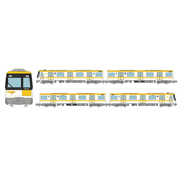 リニア地下鉄道コレクション Osaka Metro 80系(今里筋線・13編成) 4両セットA [326533](JAN：4543736326533)