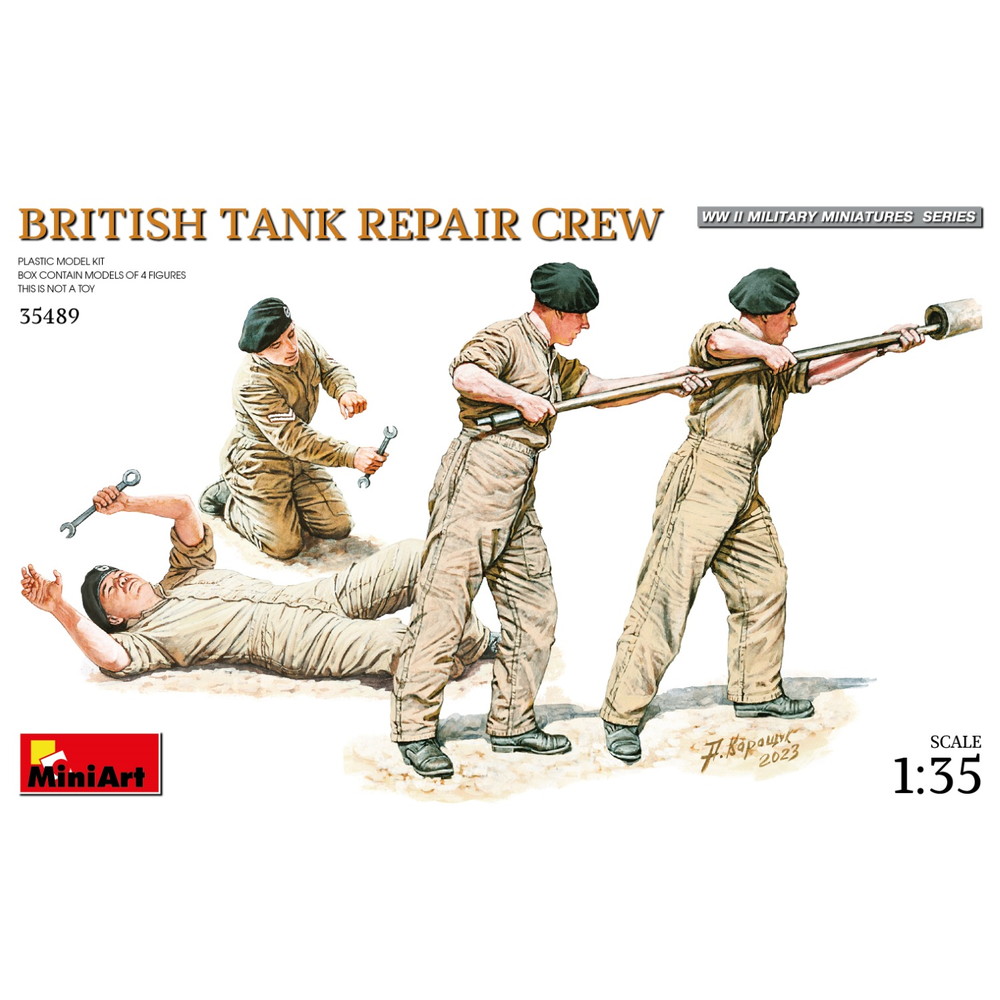 戦車と作業員のジオラマ 1/35 ミニアート　完成品　ドイツ軍 楽天市場】ミニアート 1/35 WW.II ドイツ軍 戦車兵セット5体