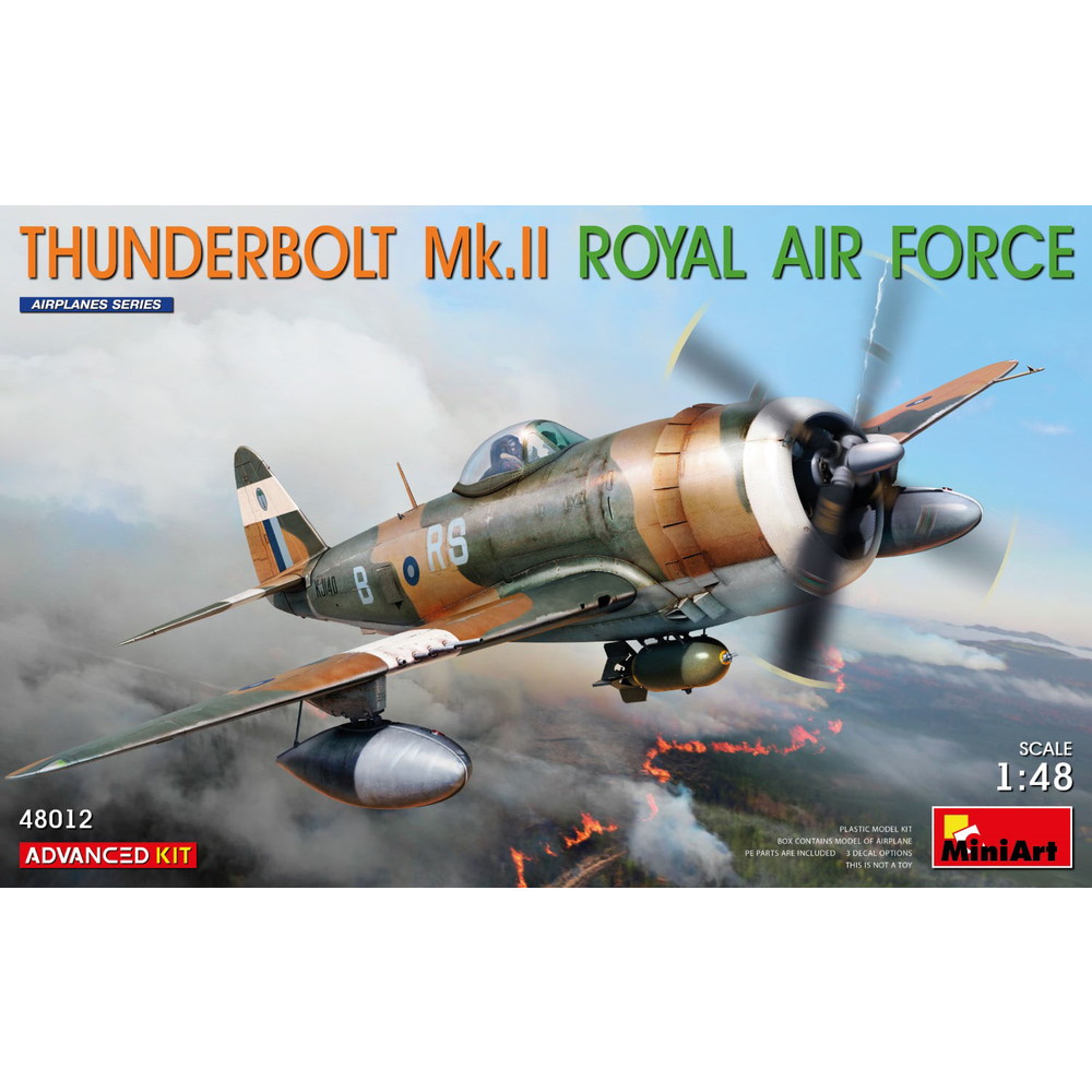 ミニアート 1/48 WW.IIイギリス軍 サンダーボルトMk.II アドバンスドキット MA48012