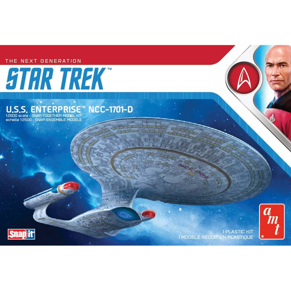 AMT 新スター・トレック 1/2500 NCC-1701D U.S.S.エンタープライズ(スナップキット) プラモデル AMT1126