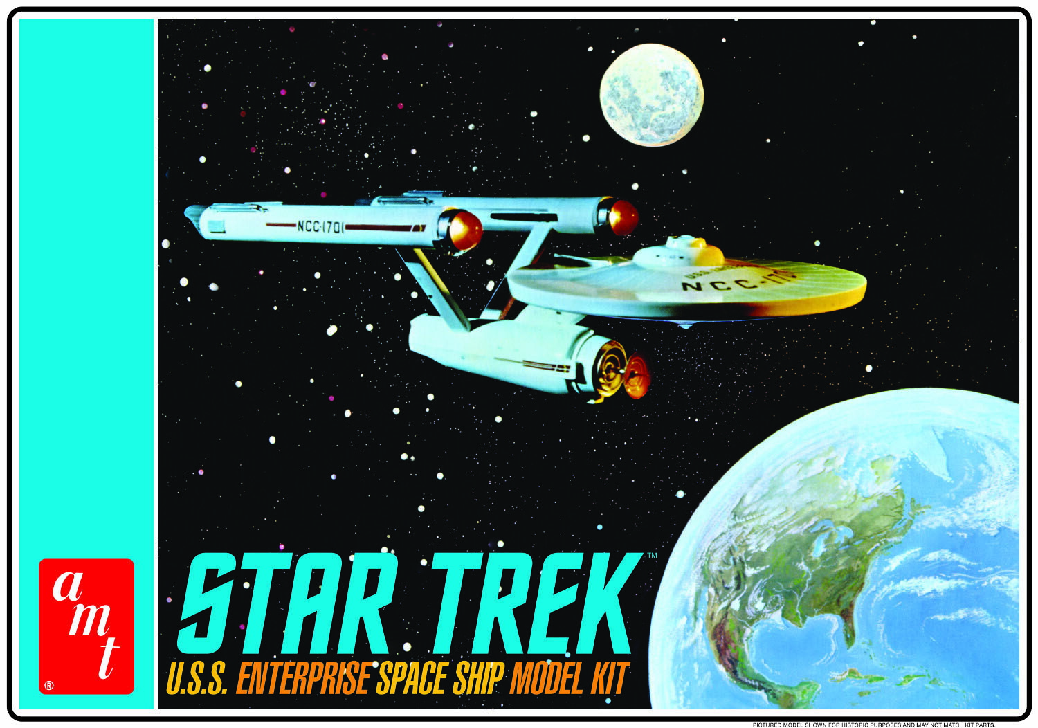 AMT 1/650 スタートレック TOS 宇宙大作戦 NCC-1701 USS エンタープライズ プラモデル AMT1296