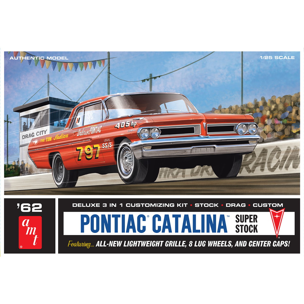 AMT 1/25 1962 ポンティアック カタリナ スーパーストック プラモデル AMT1392