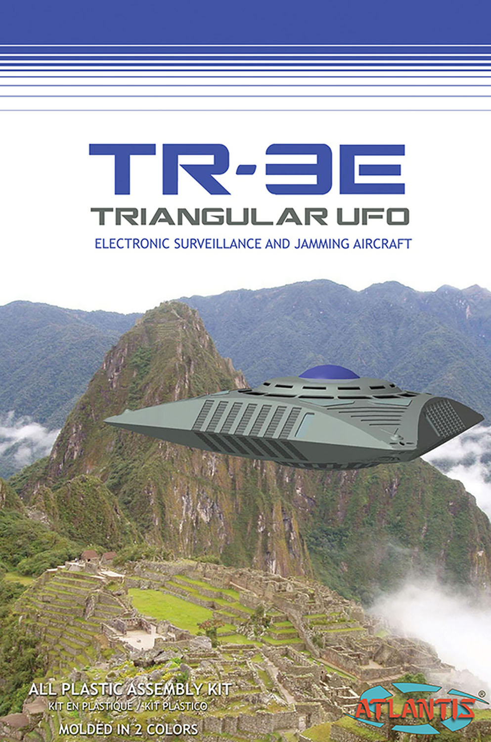 アトランティスモデル TR-3E トライアングル U.F.O. ジオラマベース付き AMC1011