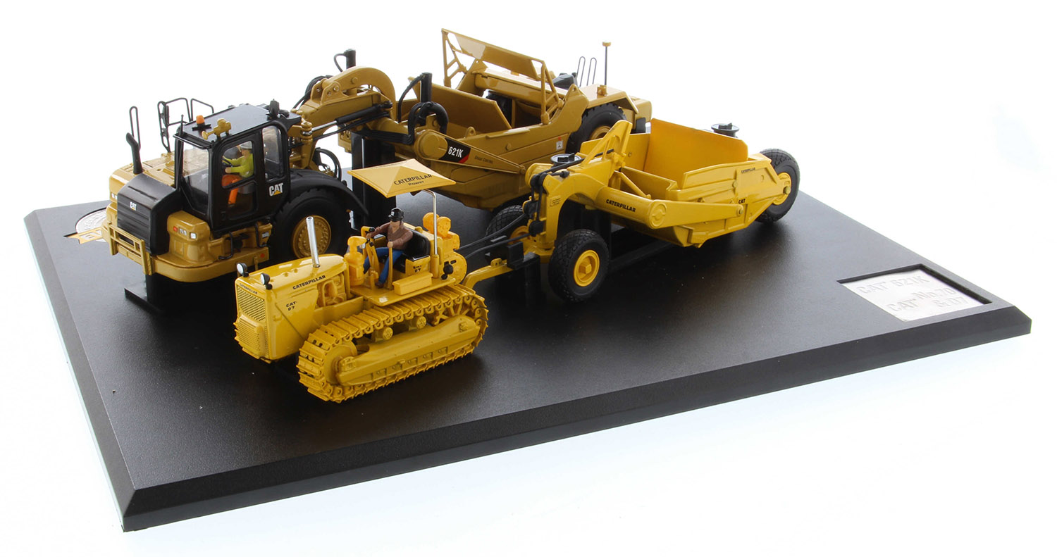 ダイキャストマスター 1/50 CAT D7C/70 & CAT 621K スクレーパ セット DM85563|模型・プラモ総合専門店 ホビコレ