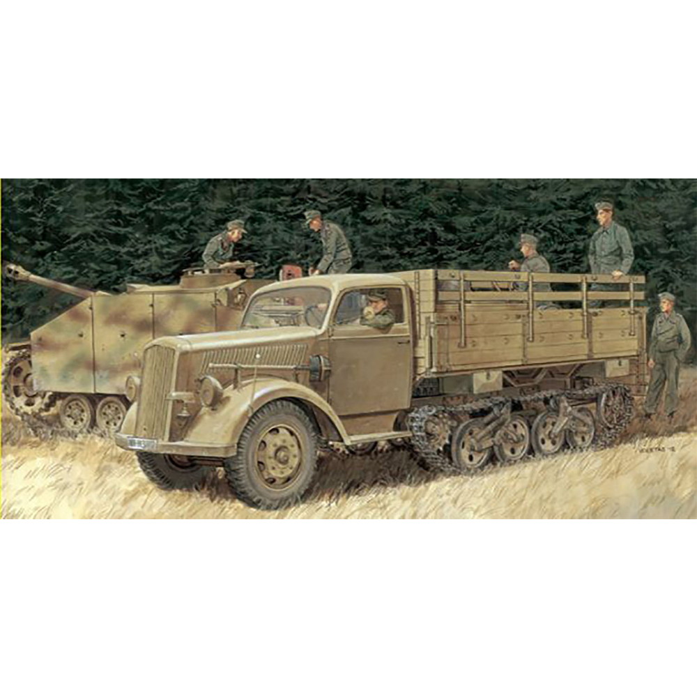 ドラゴン 1/35 WW.II ドイツ軍 Sd.Kfz.3 汎用ハーフトラック マウルティア w/野戦食をとるドイツ兵フィギュア DR6761F 6,195円