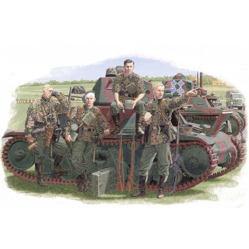 楽天市場】ドラゴン 1/35 WW.II ドイツ武装親衛隊 冬季装備