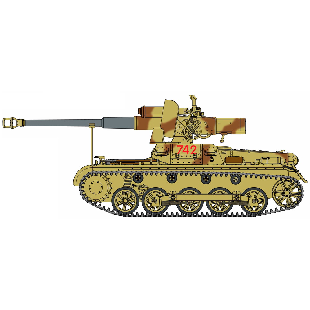 ドラゴン 1/35 WW.II ドイツ軍 I号対戦車自走砲 7.5cm Stuk40L/48搭載型(スマートキット) プラモデル DR6781