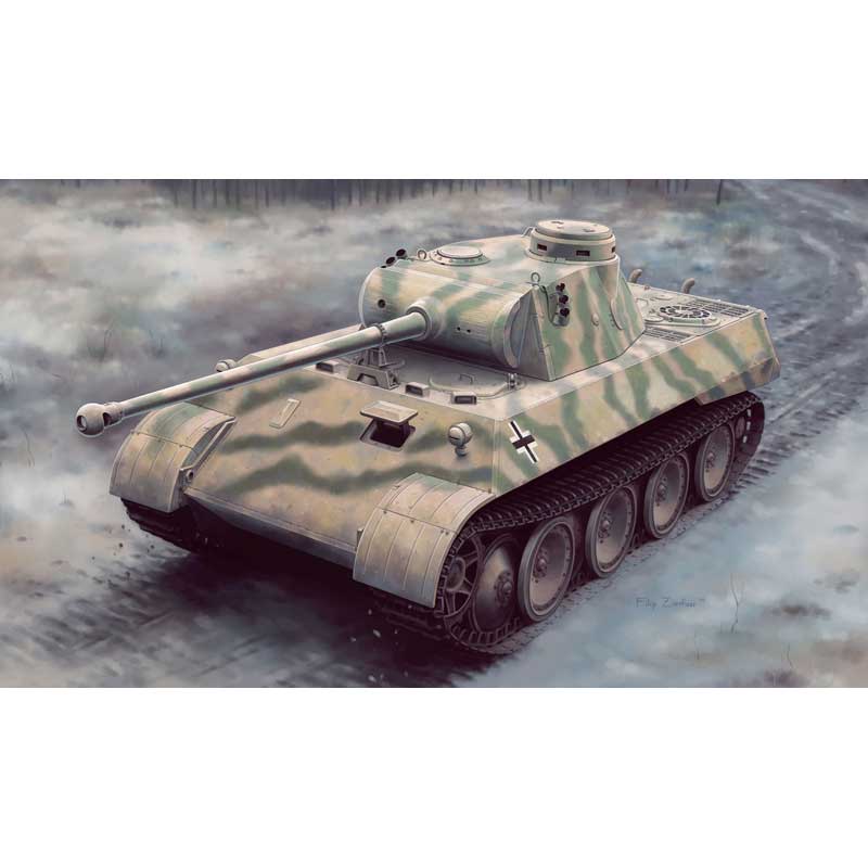 火竜 1 35 Ww Ii ドイツ連邦共和国甲兵 パンターd種 V2 試作2号数車 Arsn Sn