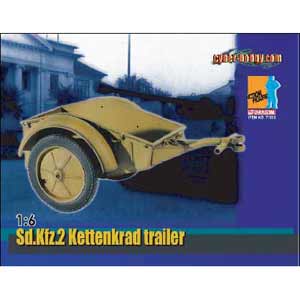 サイバーホビー 1/6 WW.II ドイツ軍 ケッテンクラート用トレーラー DR71333