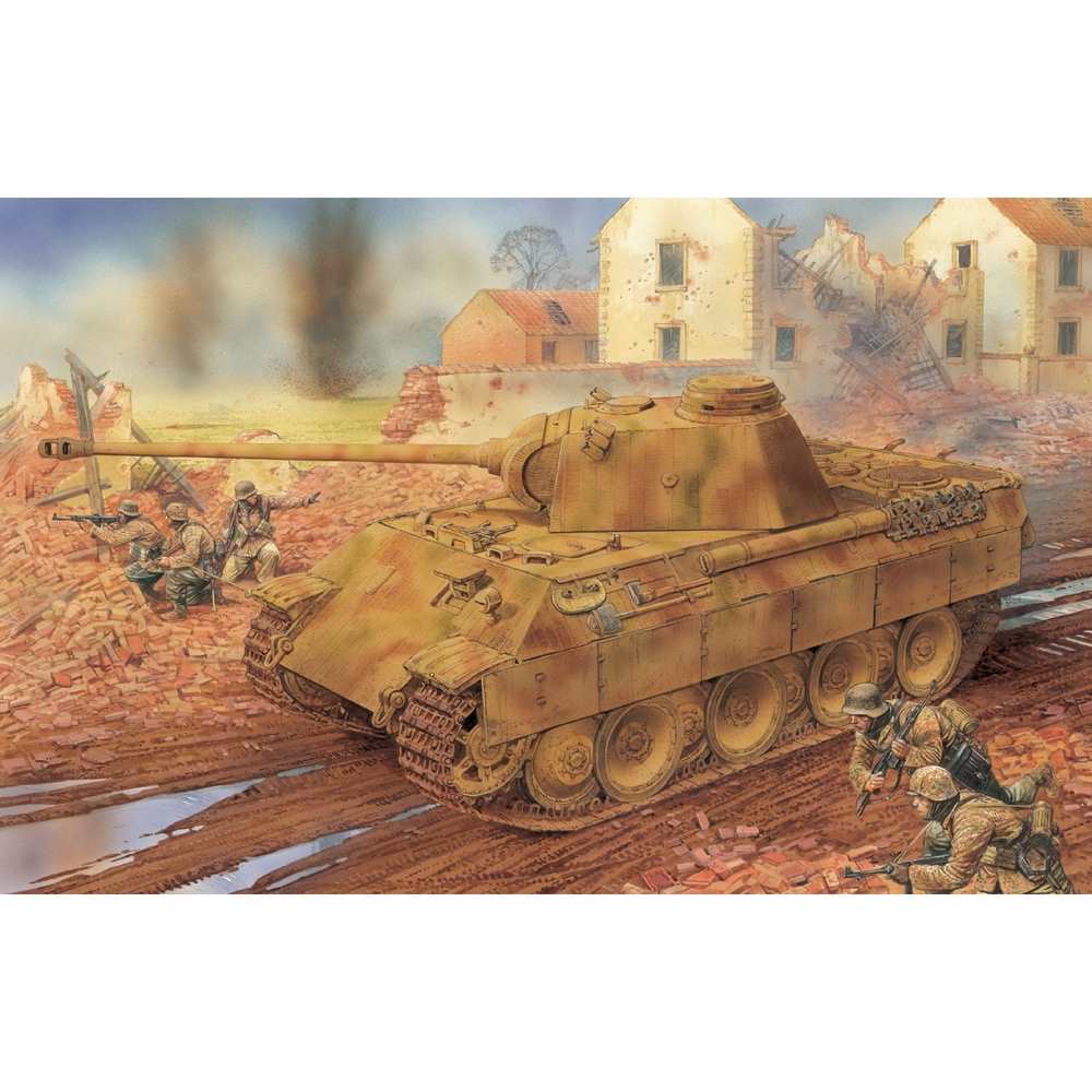 ドラゴン 1/35 WW.II ドイツ軍 Sd.Kfz.171 パンターD型 w/ツィメリットコーティング(2in1) DR6945｜模型・プラモ総合専門店　ホビコレ